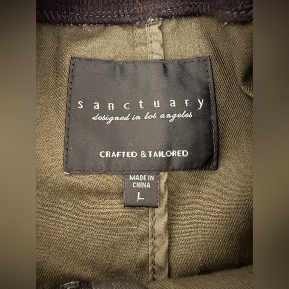 Sanctuary camo zip up jacket size L - Picture 8 of 9